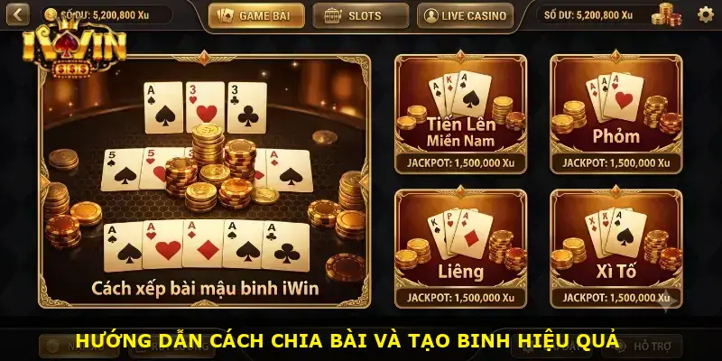 Cách xếp bài mậu binh iWin - ảnh 2