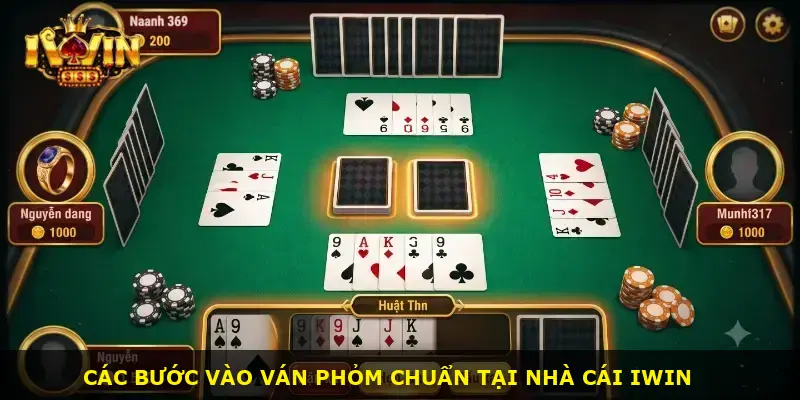 luật phỏm ăn tiền iWin - ảnh 2