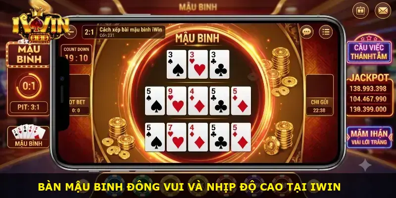 Cách xếp bài mậu binh iWin - ảnh 1